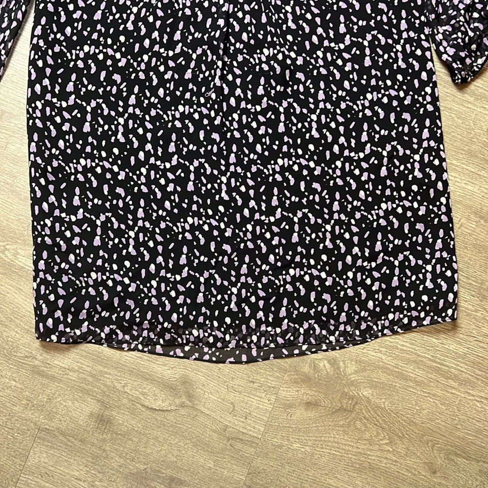 Diane Von Furstenberg Aria Print 100% Silk V-neck‎ Tunic Shift Dress - Picture 7 of 10